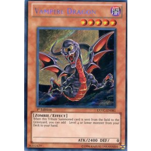 画像: 【特価品】英語版 ヴァンパイア・ドラゴン EXVC-EN081 1st(シークレットレア)