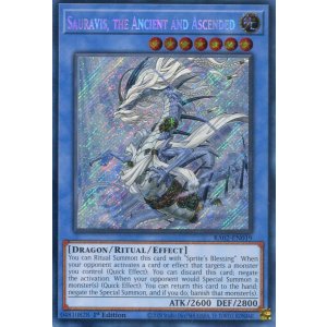 画像: 【特価品】英語版 古聖戴サウラヴィス RA02-EN019 1st(シークレットレア)