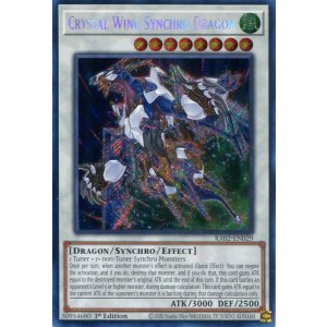 画像: 【特価品】英語版 クリスタルウィング・シンクロ・ドラゴン RA02-EN029 1st(シークレットレア)