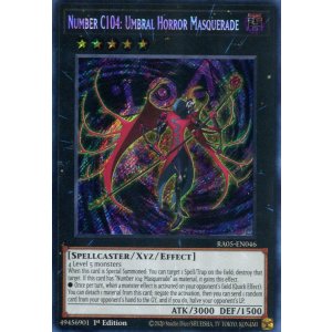 画像: 【特価品】英語版 ＣＮｏ.１０４ 仮面魔踏士アンブラル RA05-EN046 1st（シークレットレア）