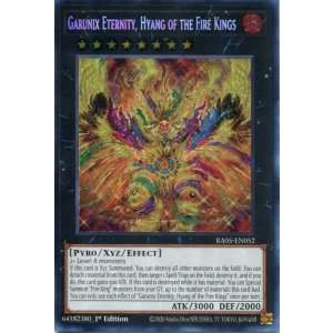 画像: 【特価品】英語版 炎王神 ガルドニクス・エタニティ RA05-EN052 1st（シークレットレア）