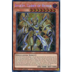 画像: 【特価品】英語版 ホルスの栄光－イムセティ RA05-EN027 1st（シークレットレア）