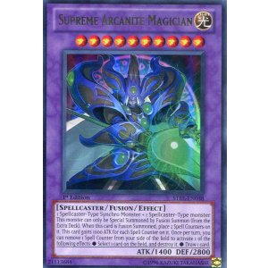 画像: 【特価品】英語版 覇魔導士アーカナイト・マジシャン STBL-EN038 1st（ウルトラレア）