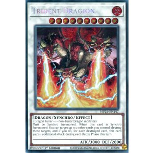 画像: 【特価品】英語版 トライデント・ドラギオン MP24-EN147 1st（プリズマティックシークレットレア）