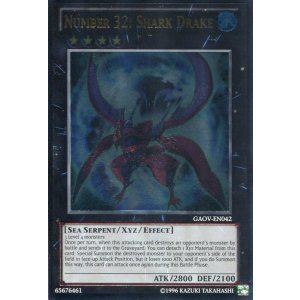 画像: 【特価品】英語版 Ｎｏ.３２ 海咬龍シャーク・ドレイク GAOV-EN042（アルティメットレア）