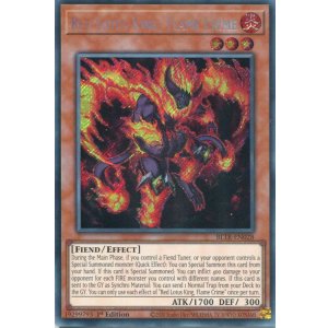 画像: 【特価品】英語版 紅蓮王 フレイム・クライム BLTR-EN028 1st(シークレットレア)