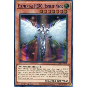 画像: 【特価品】英語版 Ｅ・ＨＥＲＯ オネスティ・ネオス LDS3-EN102 1st（ウルトラレア：ブルー）