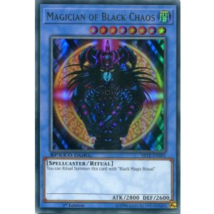画像: 【特価品】英語版 マジシャン・オブ・ブラックカオス SBTK-EN001 1st（ウルトラレア）