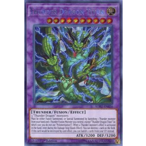 画像: 【特価品】英語版 雷神龍-サンダー・ドラゴン SOFU-EN036 1st(シークレットレア)