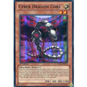 画像: 【特価品】英語版 サイバー・ドラゴン・コア SDCR-EN001 1st（スーパーレア）