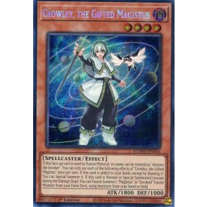 画像: 【特価品】英語版 天賦の魔導士クロウリー BLMM-EN044 1st(シークレットレア)