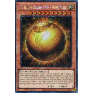 画像: 【特価品】英語版 ラーの翼神竜－球体形 RA01-EN007 1st（シークレットレア）