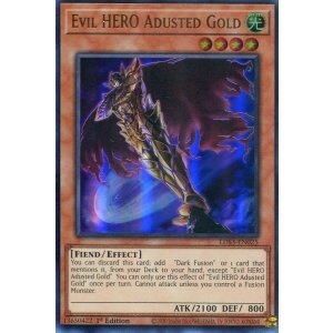 画像: 【特価品】英語版 E・HERO アダスター・ゴールド LDS3-EN025 1st(ウルトラレア)