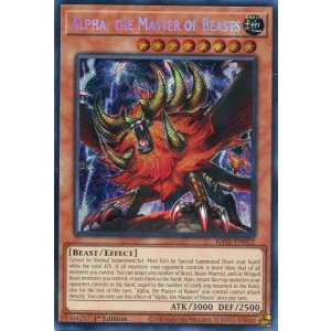 画像: 【特価品】英語版 獣王アルファ RA01-EN022 1st（シークレットレア）