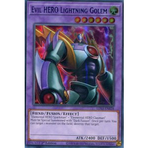 画像: 【特価品】英語版 E-HERO ライトニング・ゴーレム LDS3-EN028 1st(ウルトラレア:ブルー)