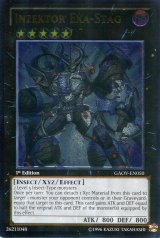 画像: 【特価品】英語版 甲虫装機 エクサスタッグ GAOV-EN050 1st（アルティメットレア）