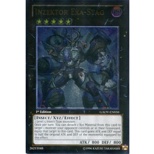 画像: 【特価品】英語版 甲虫装機 エクサスタッグ GAOV-EN050 1st（アルティメットレア）