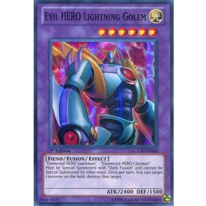 画像: 【特価品】英語版 E-HERO ライトニング・ゴーレム LCGX-EN068 1st(スーパーレア)