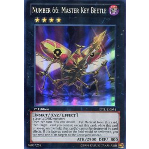 画像: 【特価品】英語版 Ｎｏ.６６ 覇鍵甲虫マスター・キー・ビートル JOTL-EN054 1st（スーパーレア）