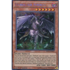 画像: 【特価品】英語版 堕天使アムドゥシアス DESO-EN033 1st（シークレットレア）