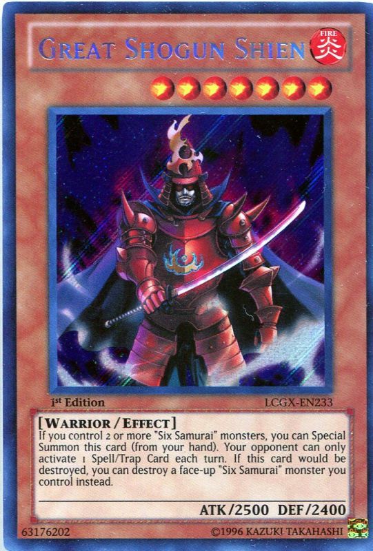 画像1: 【特価品】英語版 大将軍 紫炎 LCGX-EN233 1st（シークレットレア）