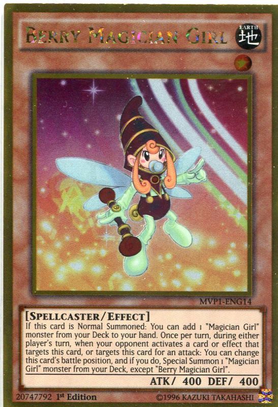 画像1: 【特価品】英語版 ベリー・マジシャン・ガール MVP1-ENG14 1st（ゴールドレア）