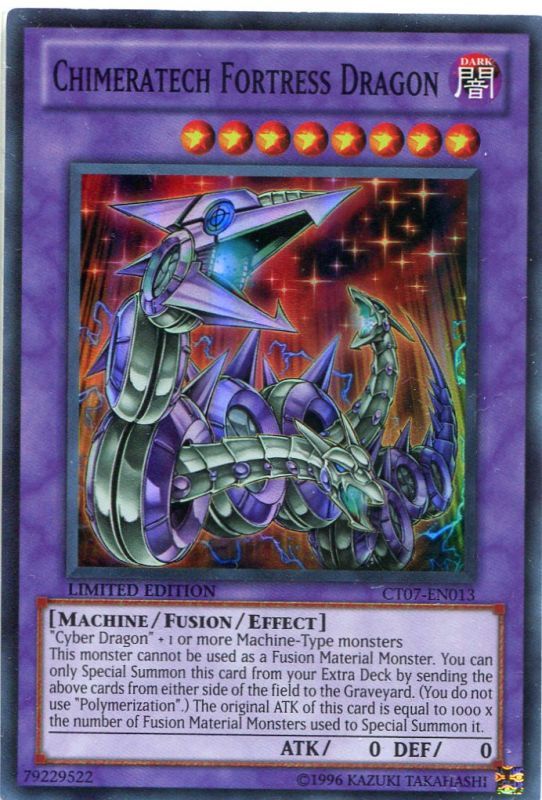 画像1: 【特価品】英語版 キメラテック・フォートレス・ドラゴン CT07-EN013 Limited Edition（スーパーレア）