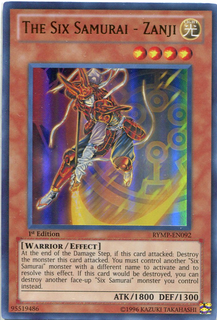 画像1: 【特価品】英語版 六武衆－ザンジ RYMP-EN092 1st（ウルトラレア）