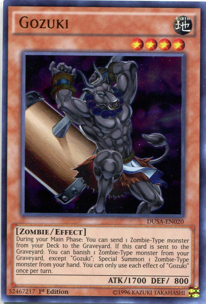 画像1: 【特価品】英語版 牛頭鬼 DUSA-EN020 1st（ウルトラレア）