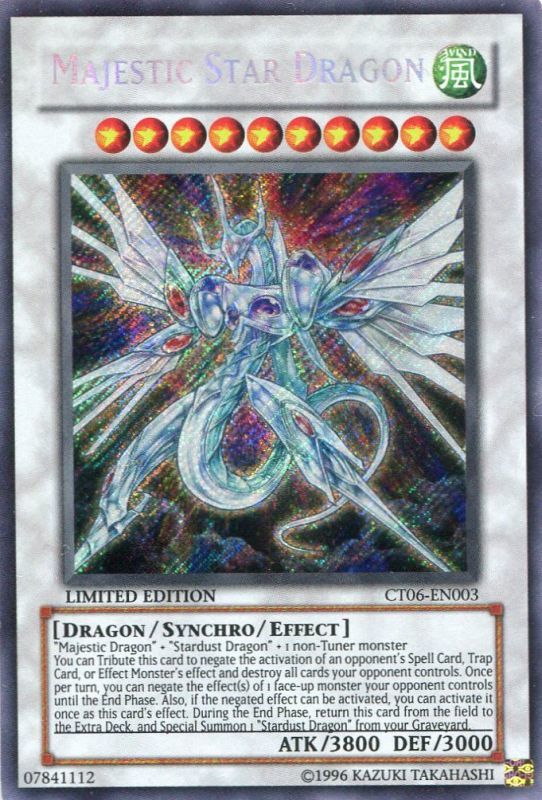 画像1: 【特価品】英語版 セイヴァー・スター・ドラゴン CT06-EN003 Limited Edition（シークレットレア）