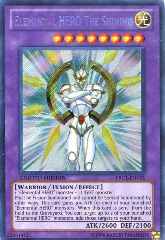 画像1: 【特価品】英語版 Ｅ・ＨＥＲＯ Ｔｈｅ シャイニング PRC1-ENV01 Limited Edition（シークレットレア）