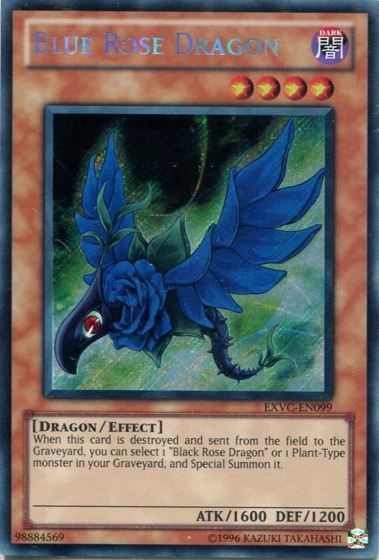 画像1: 【特価品】英語版 ブルーローズ・ドラゴン EXVC-EN099（シークレットレア）
