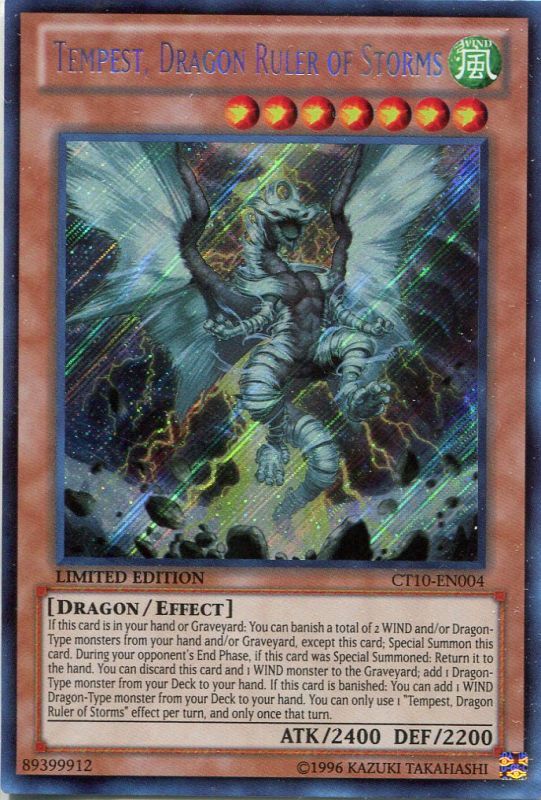 画像1: 【特価品】英語版 嵐征竜－テンペスト CT10-EN004（シークレットレア）