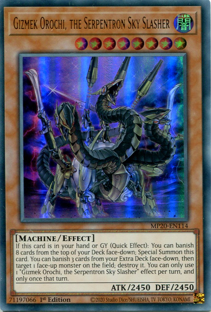 画像1: 【特価品】英語版 機巧蛇－叢雲遠呂智 MP20-EN114 1st（ウルトラレア）
