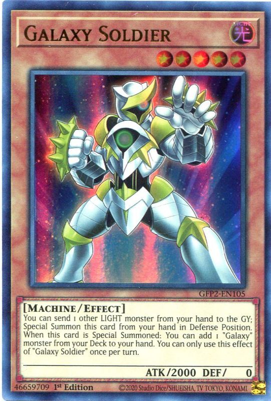 画像1: 【特価品】英語版 銀河戦士 GFP2-EN105 1st（ウルトラレア）