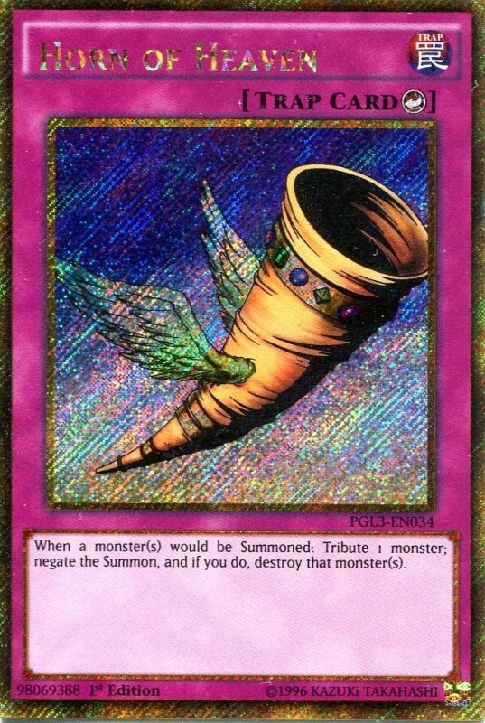 画像1: 【特価品】英語版 昇天の角笛 PGL3-EN034 1st（ゴールドシークレットレア）