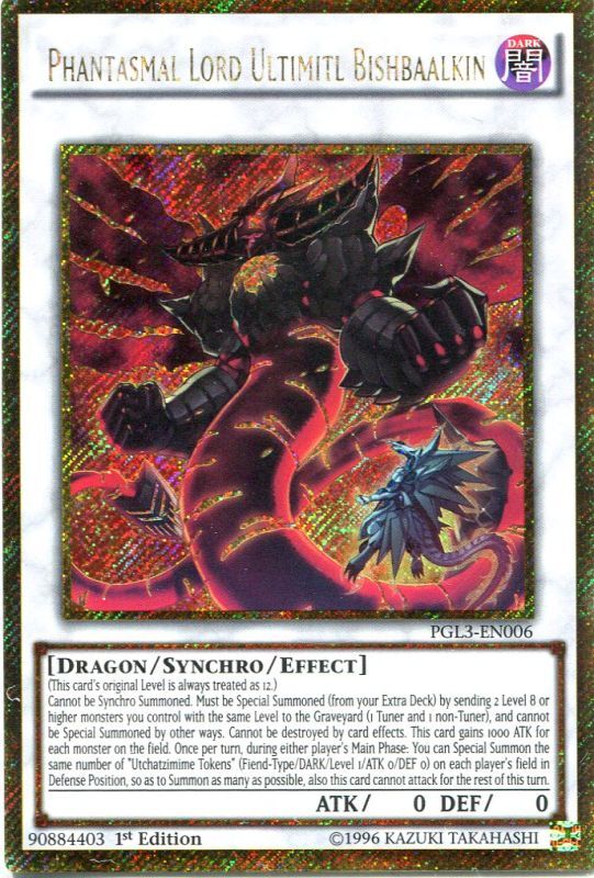 画像1: 【特価品】英語版 究極幻神 アルティミトル・ビシバールキン PGL3-EN006 1st（ゴールドシークレットレア）
