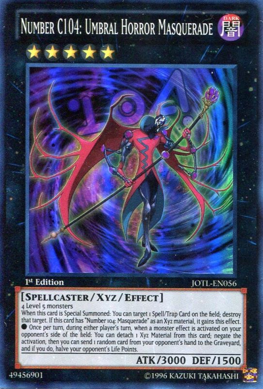 画像1: 【特価品】英語版 ＣＮｏ.１０４ 仮面魔踏士アンブラル JOTL-EN056 1st（スーパーレア）