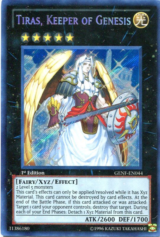 画像1: 【特価品】英語版 始祖の守護者ティラス GENF-EN044 1st（シークレットレア）