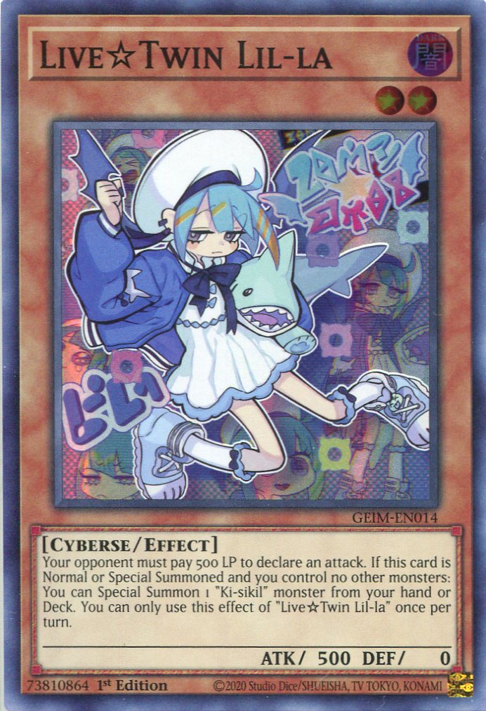 画像1: 【特価品】英語版 Ｌｉｖｅ☆Ｔｗｉｎ リィラ GEIM-EN014 1st（スーパーレア）
