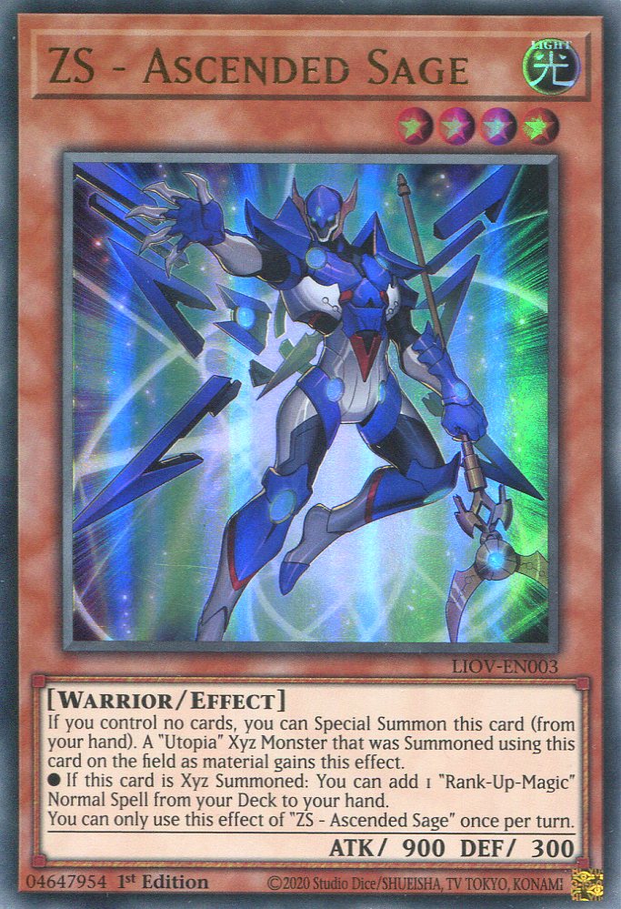 画像1: 【特価品】英語版 ＺＳ－昇華賢者 LIOV-EN003 1st（ウルトラレア）