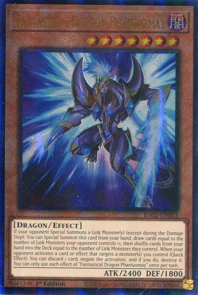 画像1: 【特価品】英語版 幻創龍ファンタズメイ RA02-EN013 1st（プリズマティックアルティメットレア）