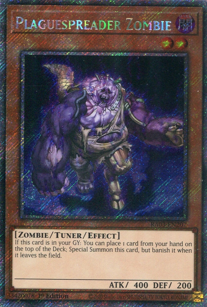 画像1: 【特価品】英語版 ゾンビキャリア RA03-EN207 1st（プラチナシークレットレア）