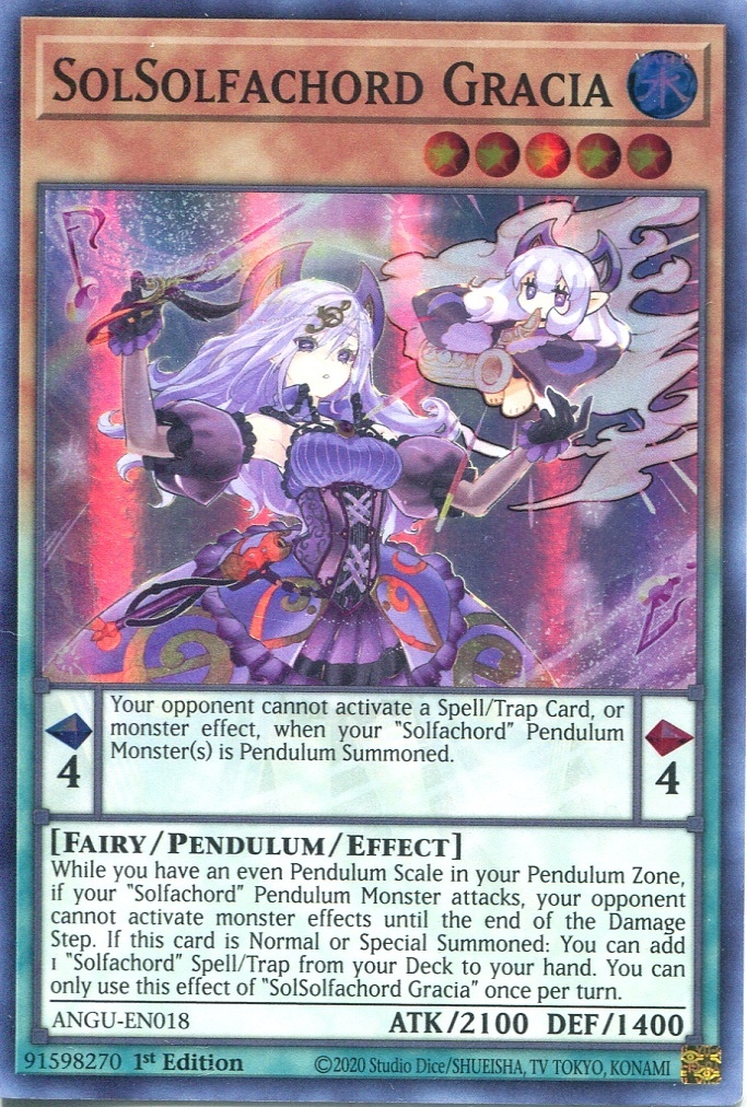 画像1: 【特価品】英語版 ソドレミコード・グレーシア ANGU-EN018 1st（スーパーレア）
