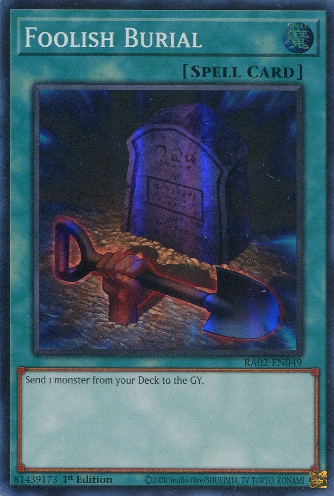 画像1: 【特価品】英語版 おろかな埋葬 RA02-EN049 1st（スーパーレア）