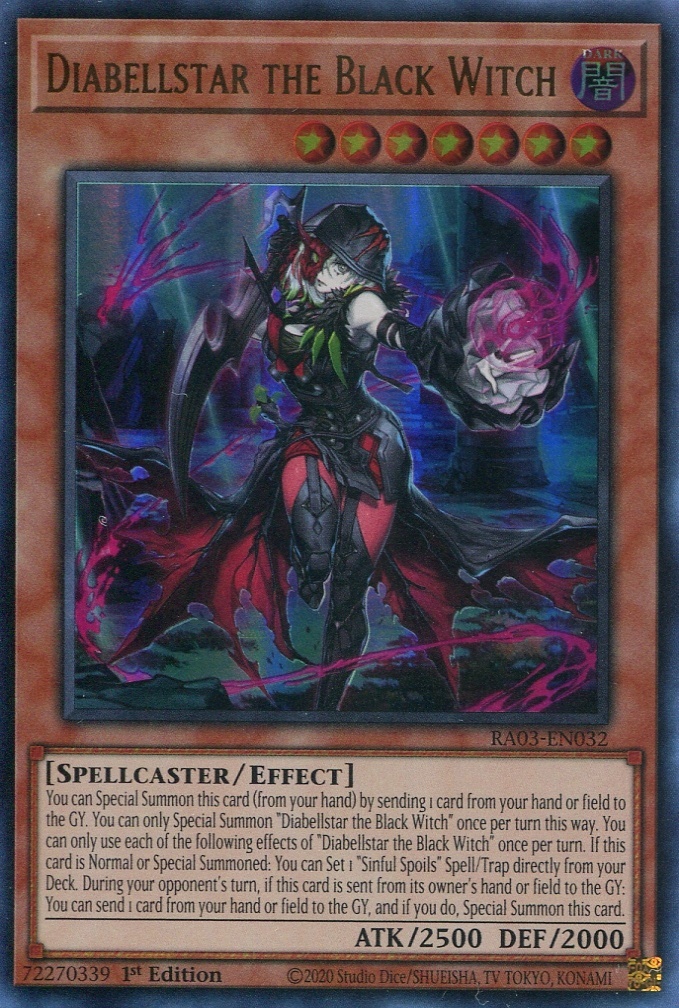 画像1: 【特価品】英語版 黒魔女ディアベルスター RA03-EN032 1st（ウルトラレア）