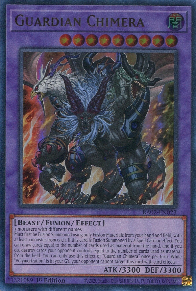 画像1: 【特価品】英語版 ガーディアン・キマイラ RA02-EN023 1st（ウルトラレア）