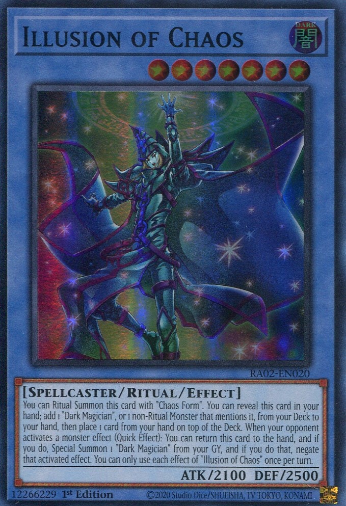 画像1: 【特価品】英語版 イリュージョン・オブ・カオス RA02-EN020 1st（スーパーレア）