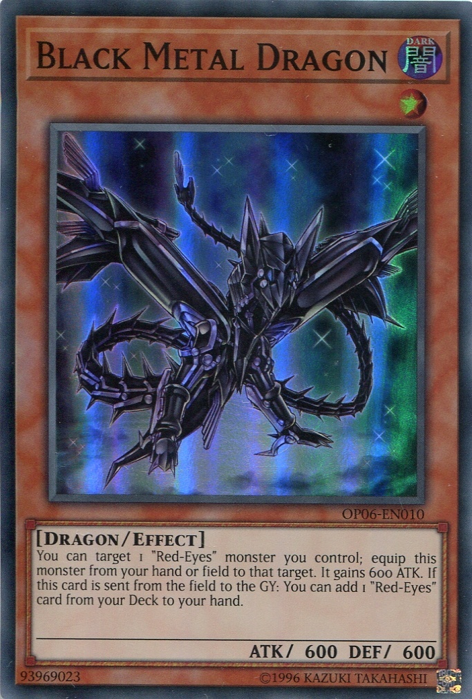 画像1: 【特価品】英語版 黒鋼竜 OP06-EN010（スーパーレア）