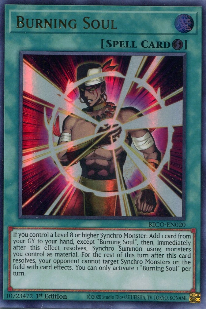 画像1: 【特価品】英語版 バーニング・ソウル KICO-EN020 1st（ウルトラレア）